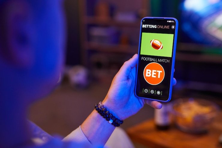 Pengguna mobile memeriksa keamanan akun